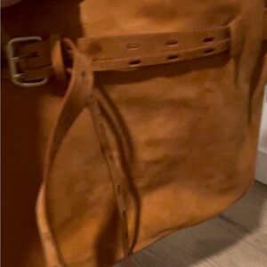 Brown Leather Messenger Bag